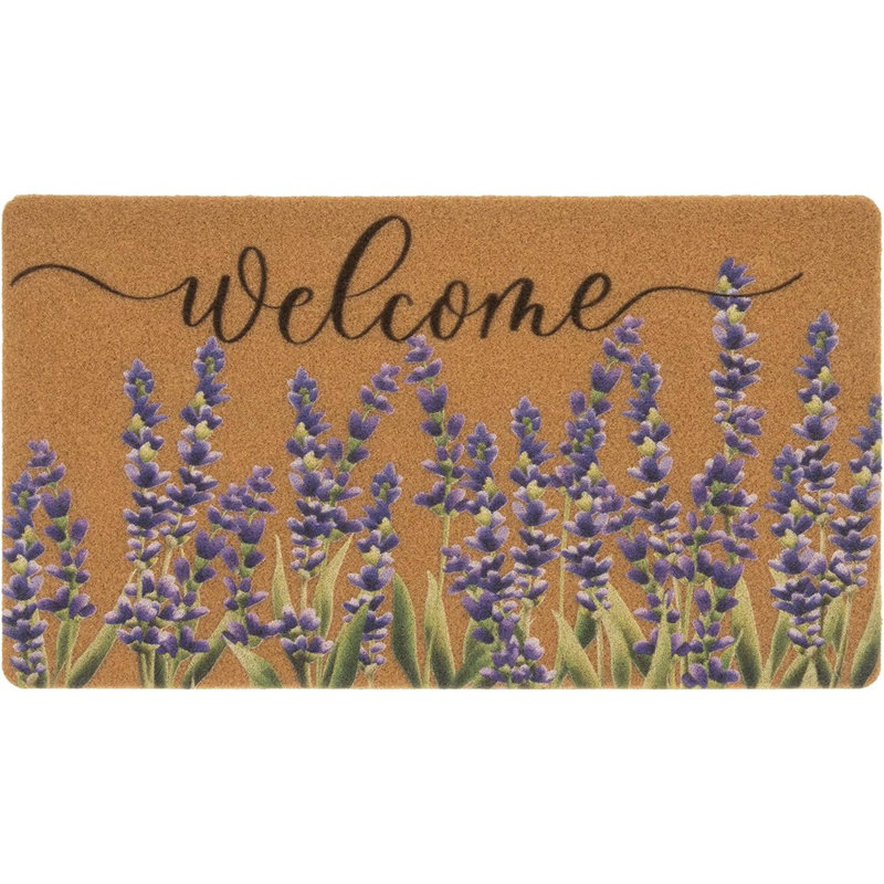Paillasson Lavender Welcome - multicolore - intérieur / extérieur