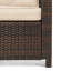 Chaise longue en rotin avec coussins 6 pièces Parkhurst-101348530
