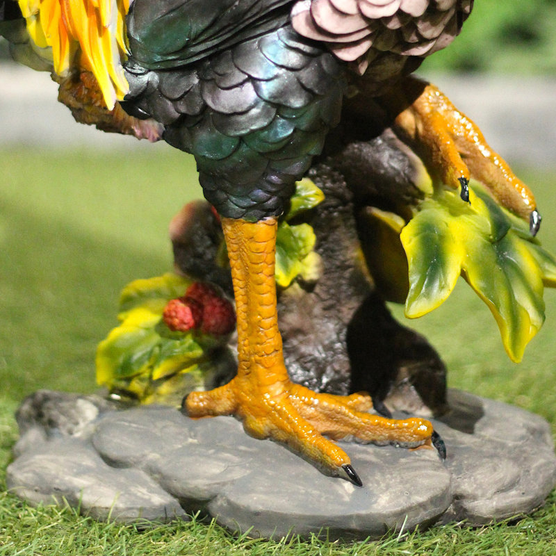 Rooster Statue, Yellow