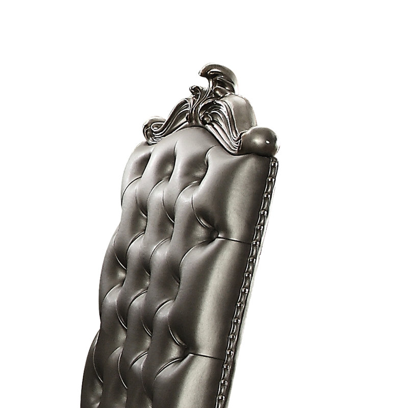 Chaises à hauteur de comptoir argent et platine antique: 2 pour une vie chic et élégante