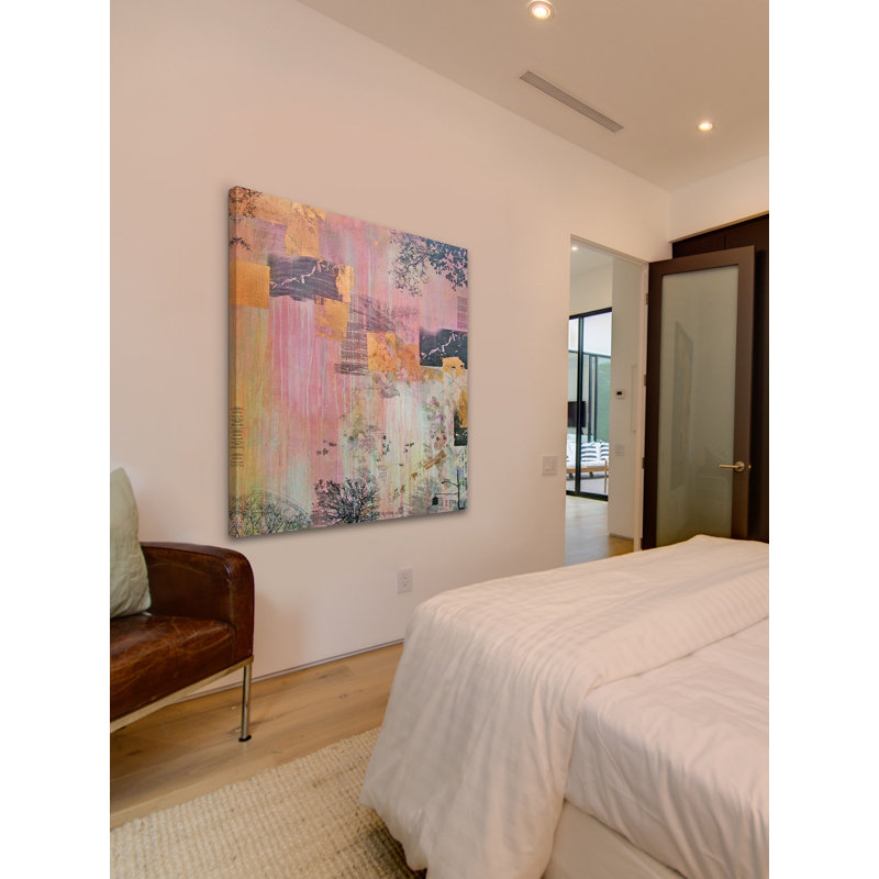 Spring Cyclone by Tracy Silva Barbosa - Wrapped Canvas Painting, 46 cm H x 46 cm W