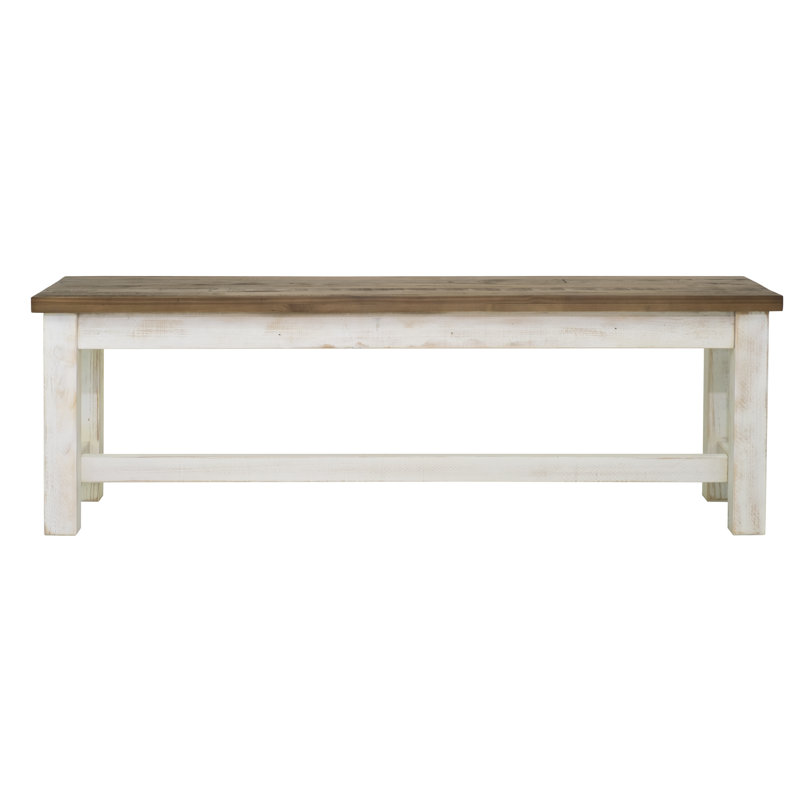 Banc en bois massif Laneta