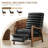 Ikraam Chance 26" Luxurious Oil Wax Upholstered Push Back Recliner with Parawood Frame-456610928