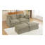 Canapé modulaire rembourré en L 75,6 po avec poches de rangement latérales pour le salon-1930011505