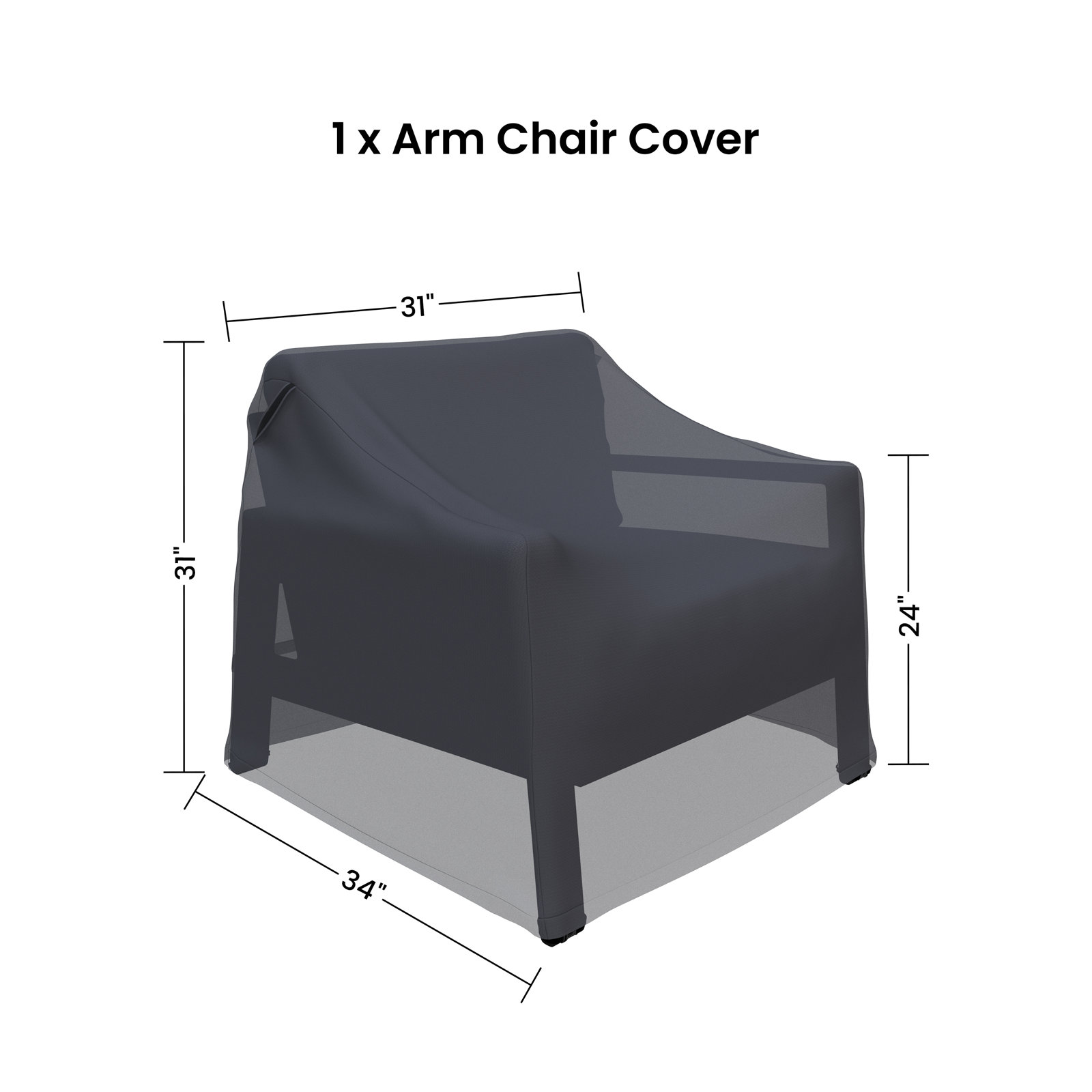 Outdoor Patio Lounge Chair Cover