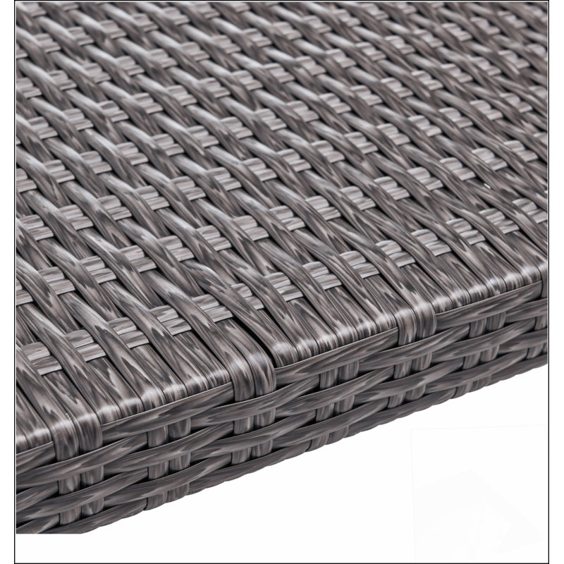 Repose-pieds en bois et osier Choix confortable, fonctions multiples, design classique et coins douillets