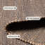 Handwoven Jute and Cotton Area Rug - Natural Rug, Farmhouse Accent Rug for Living Room, Bedroom or Entryway, Dark Grey 8' X 10'-158249165