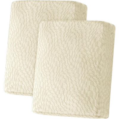 Ensemble de 2 housses de coussin XL, housse de coussin pour causeuse individuelle 2024 Fashion, housse de canapé modulaire en L lavable, durable et douce, protecteur pour animaux de compagnie (2 pièces)