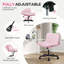 Chaise de travail pivotante en tissu Caelie-105049652