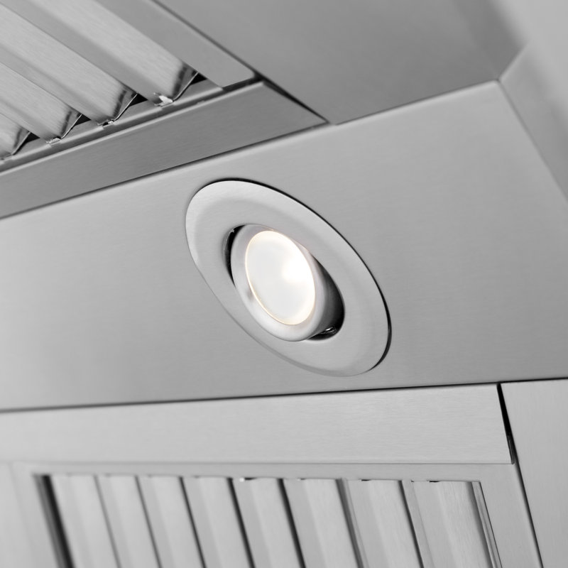 36" 400 CFM Ducted Island Range Hood in Stainless Steel