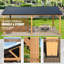 12 pi. L 20 pi. D Pavillon de jardin en aluminium
