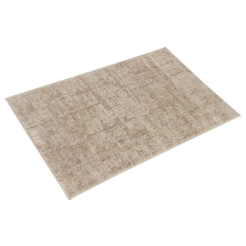 Tapis contemporain beige / crème Aimeeleigh, Rectangle 2 pi x 3 pi 1 po