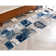 Tapis gris et bleu Chimeng