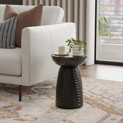 Solid Wood Top End Table