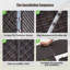 Ensemble de tuiles de terrasse emboîtables en plastique brun foncé Shivi 12 po x 12 po