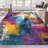 Apollo Abstract Maree Multi Waves Modern Area Rug-1252079930