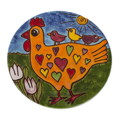 Décoration murale poulet of hearts