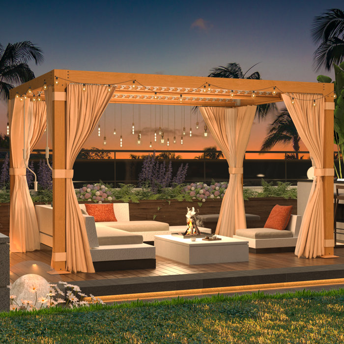 EROMMY Aluminum Pergola | Wayfair