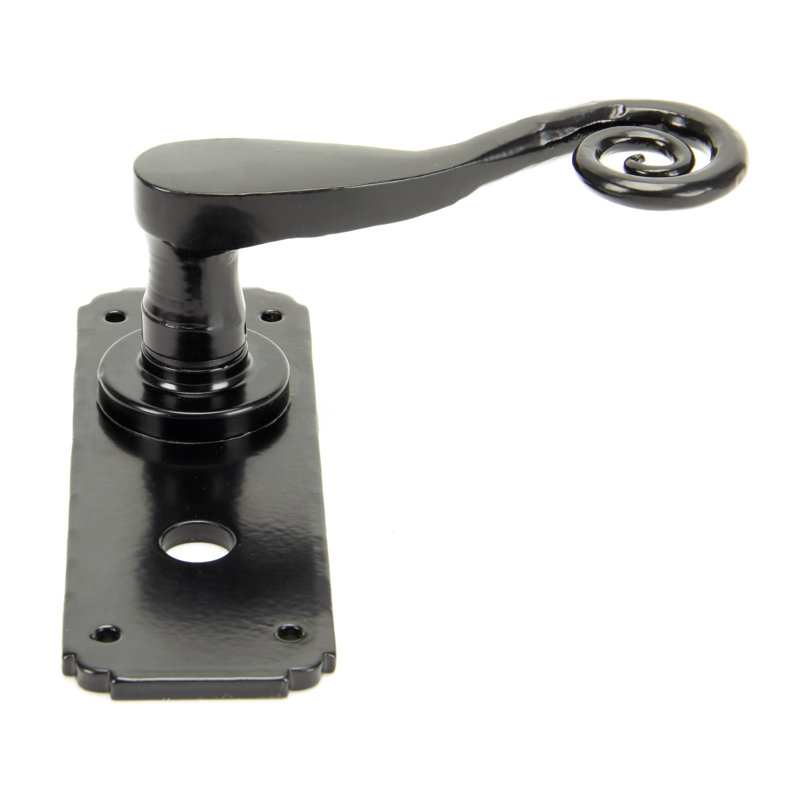 Monkeytail Double Dummy Door Handle, Black