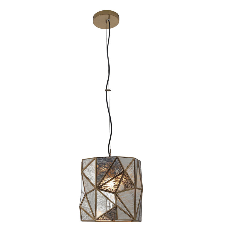 Mini-luminaire suspendu 1 lumière Metropolitan Geo-Gem