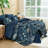 7-Piece Dandelion Floral Comforter Set All-Season Soft Microfiber Bedding Set-122693570-122693573