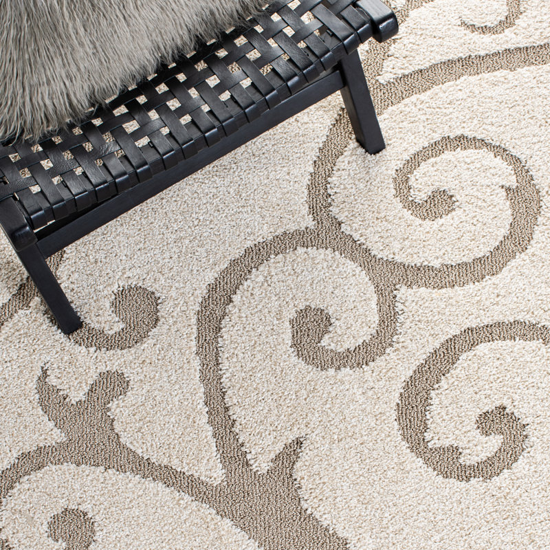Tapis floral Auralee Performance, Rectangle 9 pi 6 po x 13 pi