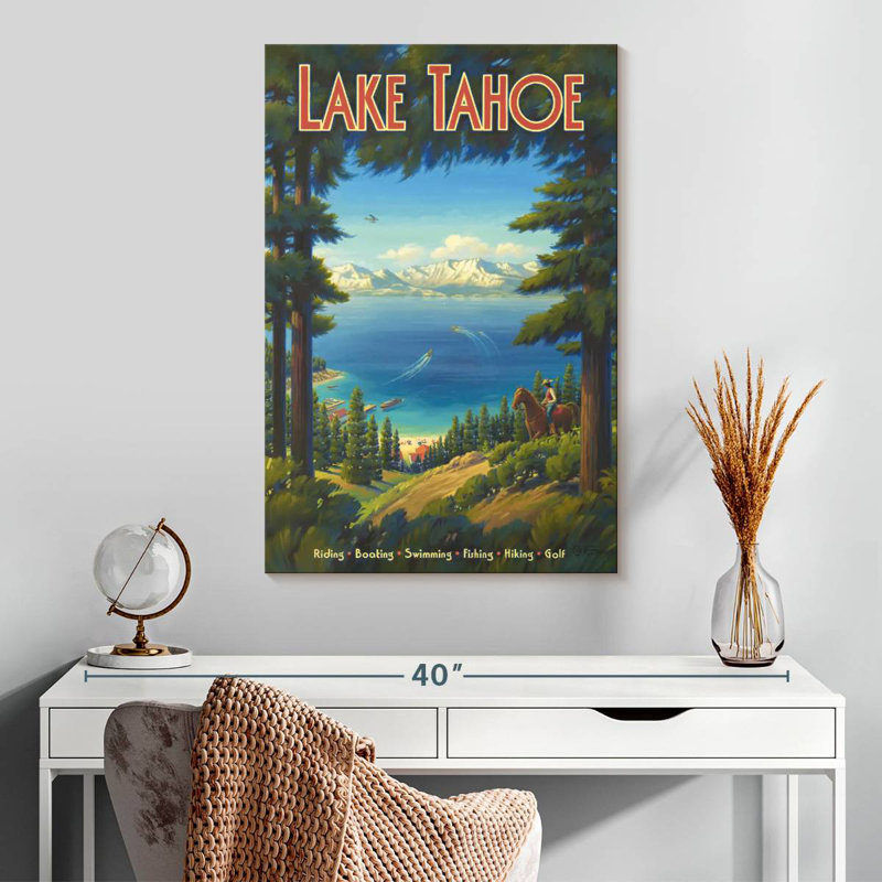 Alvord Lake Tahoe Adventure, 30" H x 20" W