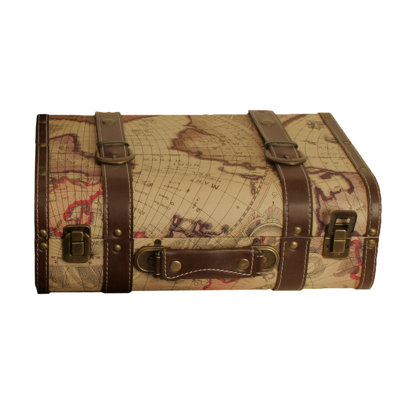 Digregorio 1 Piece Faux Leather Vintage Trunk