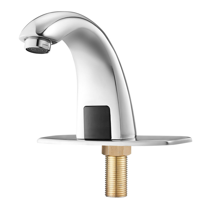 Touchless Bathroom Sink Faucet Automatic Motion Sensor 9/16 Chrome Plated