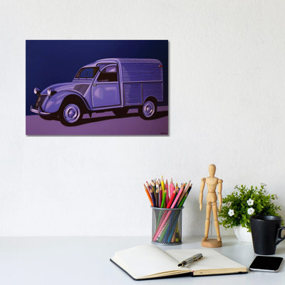 Citroen 2CV AZU 1957 by Paul Meijering - Painting on Canvas