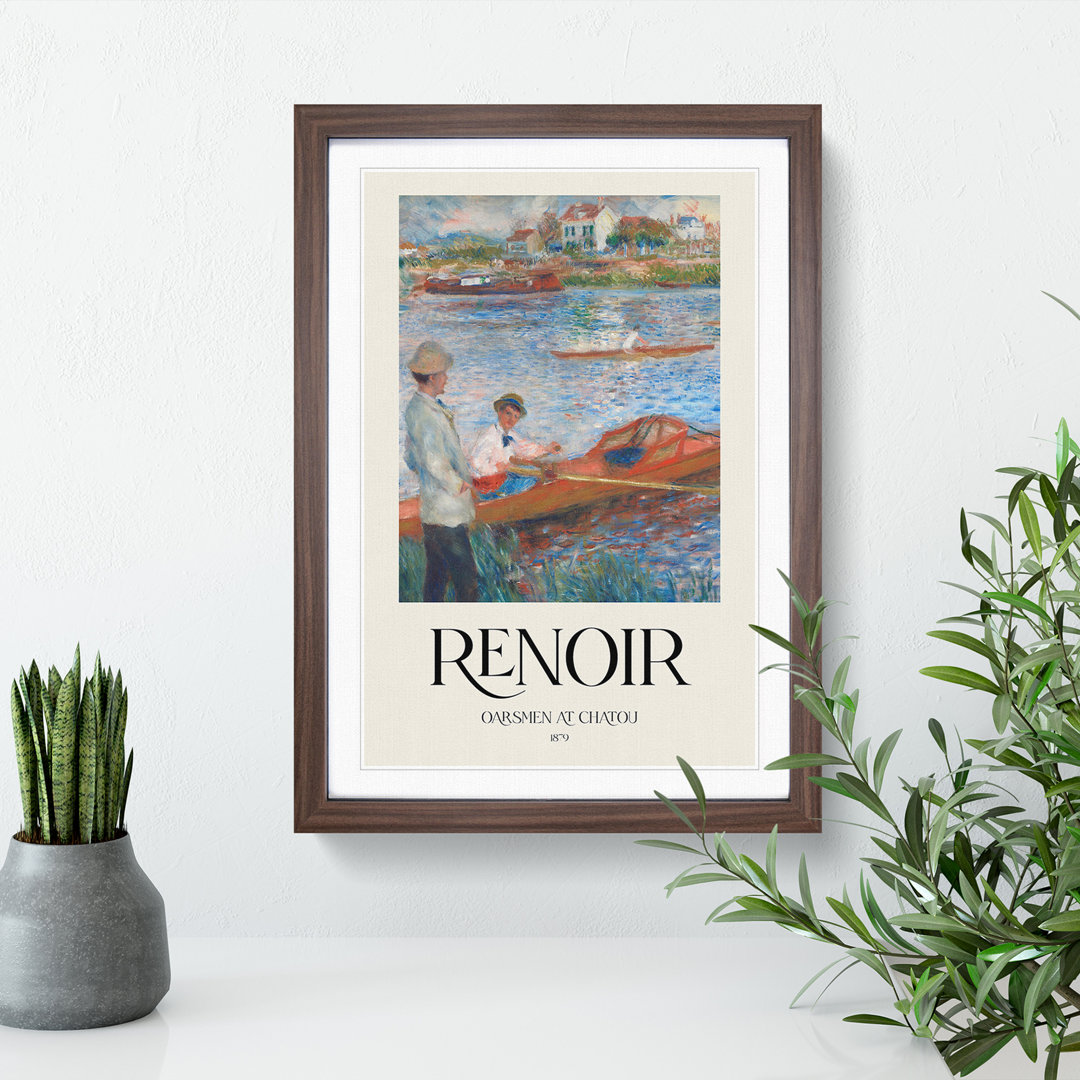 Oarsmen at Chatou by Pierre-Auguste Renoir - Picture Frame Painting