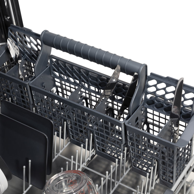 24" Monument Series 3rd Rack Top Touch Control Dishwasher with Stainless Steel Tub, Copper