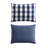 Eddie Bauer Lakehouse Plaid Blue Cotton Duvet Cover Set-48264116-48264117