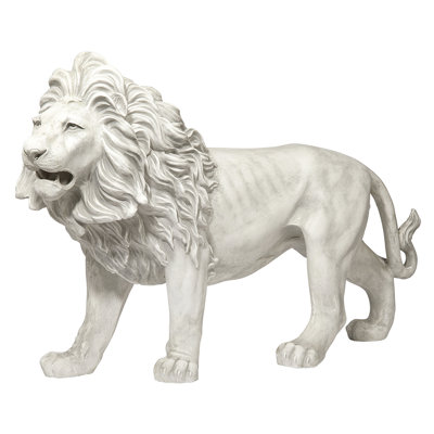 Regal Lion Sentinel of Grisham Manor Right Foot Forward Statue