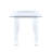 Laguerre Glass Top Writing Desk