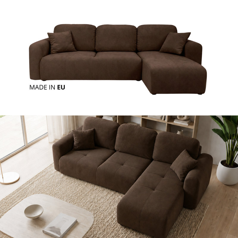 Chandara 3 Seater Sofa Bed, Right Hand Facing Corner Sofa