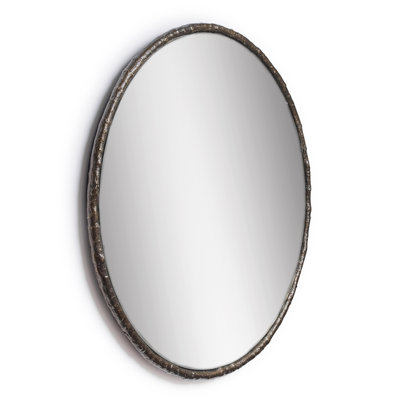 Andover Round Metal Wall Mirror