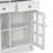 Acadian 36"W Solid Wood Transitional Entryway Storage Cabinet with Drawers, Glass Doors and Adjustable Shelves-2135621846