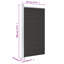 Apolonio Fence Panel WPC 95x186 cm-444172536