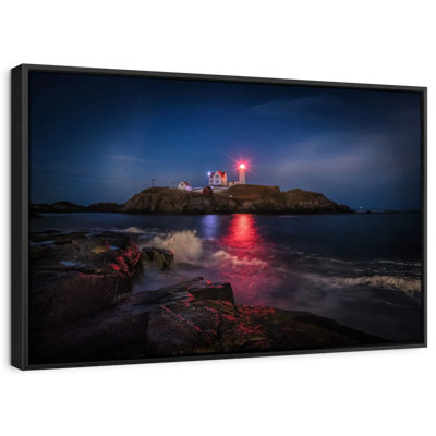 Nubble Lighthouse On The East Coast of Maine, reproduction sur toile