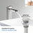 Waterfall Single-handle Bathroom Faucet with Drain Assembly-48024406-41659863