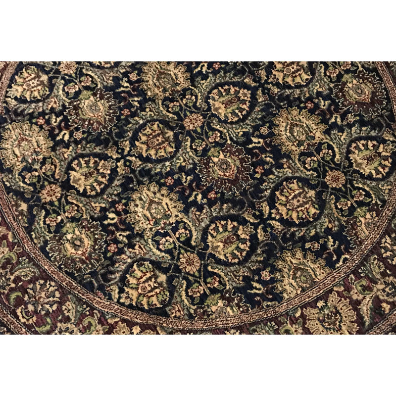 Manchuria One-of-a-Kind Round 4' X 4' Hand Knotted Area Rug