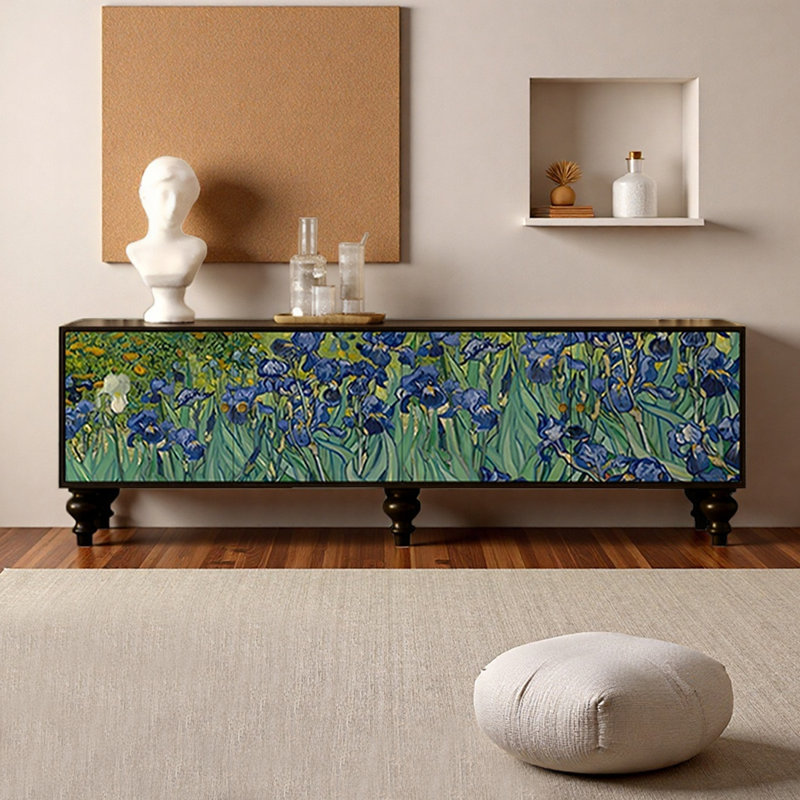 Meuble télé Modern, H 21,65 po x L 70,86 po x l 15,75 po