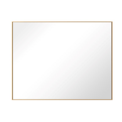 Modern & Contemporary Rectangle Bathroom Vanity Mirror Metal Framed Wall Mirror