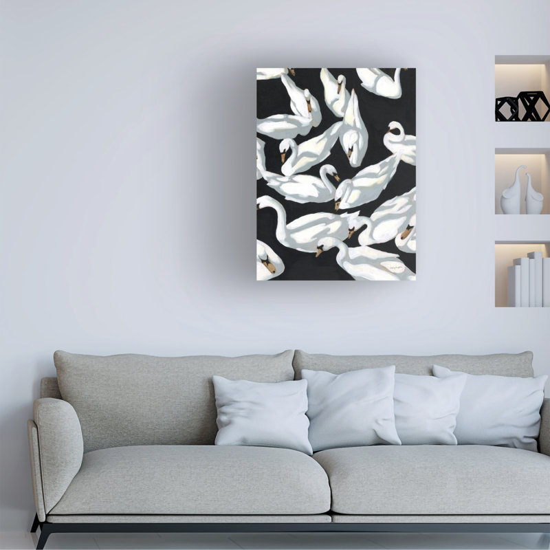 Art mural sur toile bolologique «Haley Knighten Bevy II», H 19 po x l 14 po