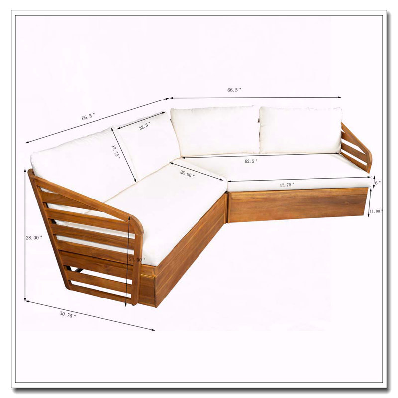 Patio V Sofa Setctional set