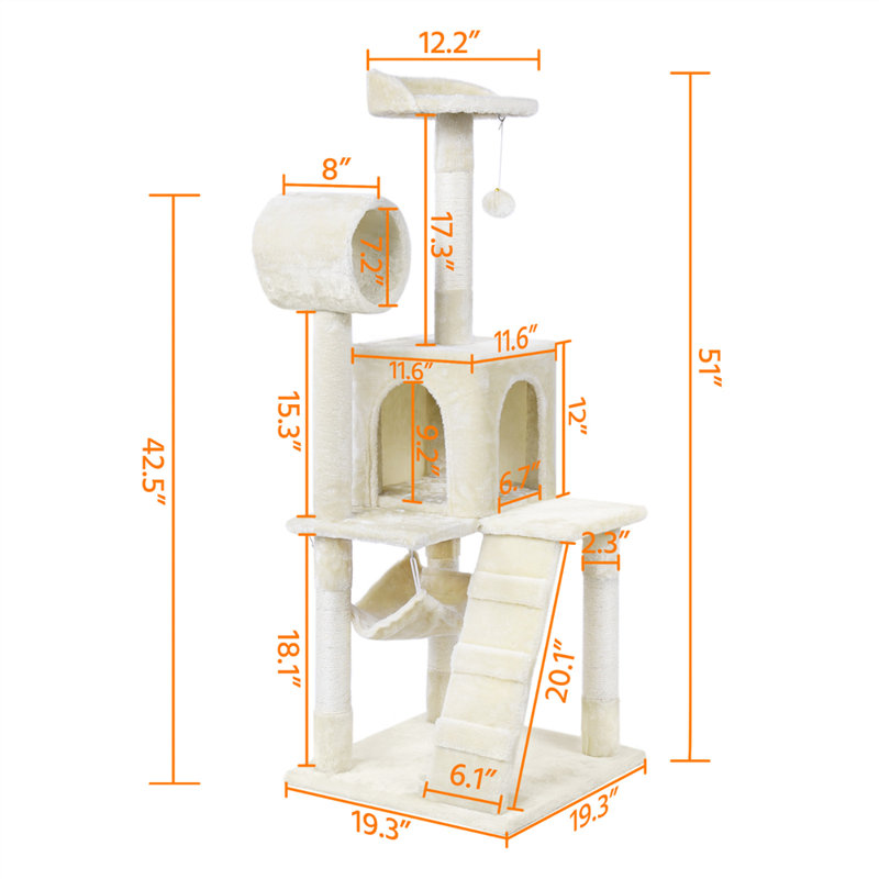 Sievers Cat Tree, Beige