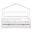 Lit en bois avec 2 tiroirs et tablette de rangement-1034100059