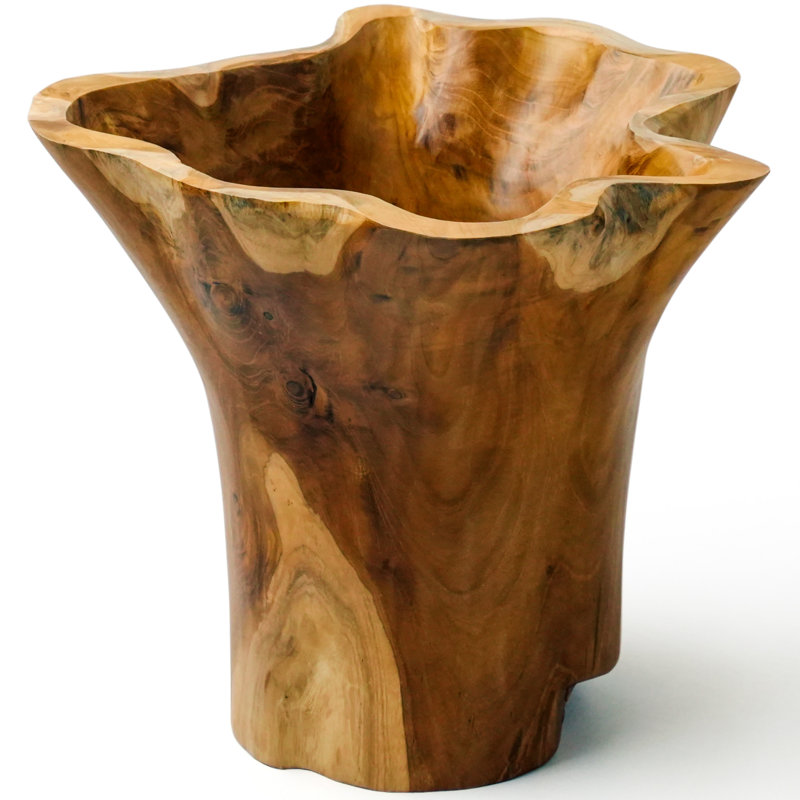 Critta Handmade Wood Table Vase