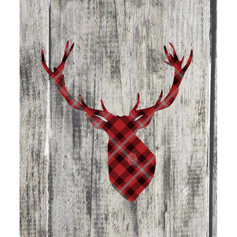 Bois et cerf - Toile encadrée Red Deer